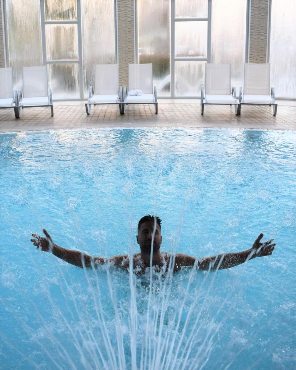 Piscina en o cerca de Lobios Caldaria Hotel Balneario