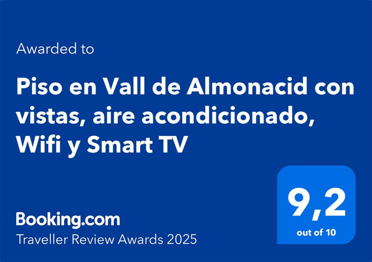 Piso en Vall de Almonacid con vistas, aire acondicionado, Wifi y Smart TV - Housity