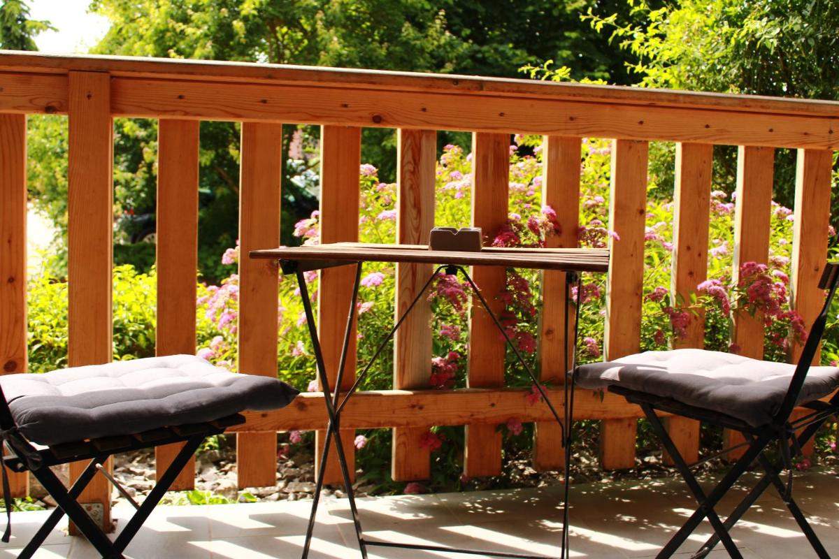 Balcon ou terrasse dans l'établissement Hôtel Le Dormeur