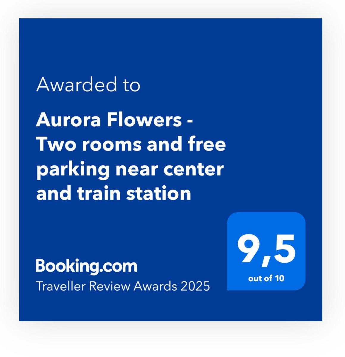 Aurora Flowers - Two rooms and free parking near center and train station - Hizvo