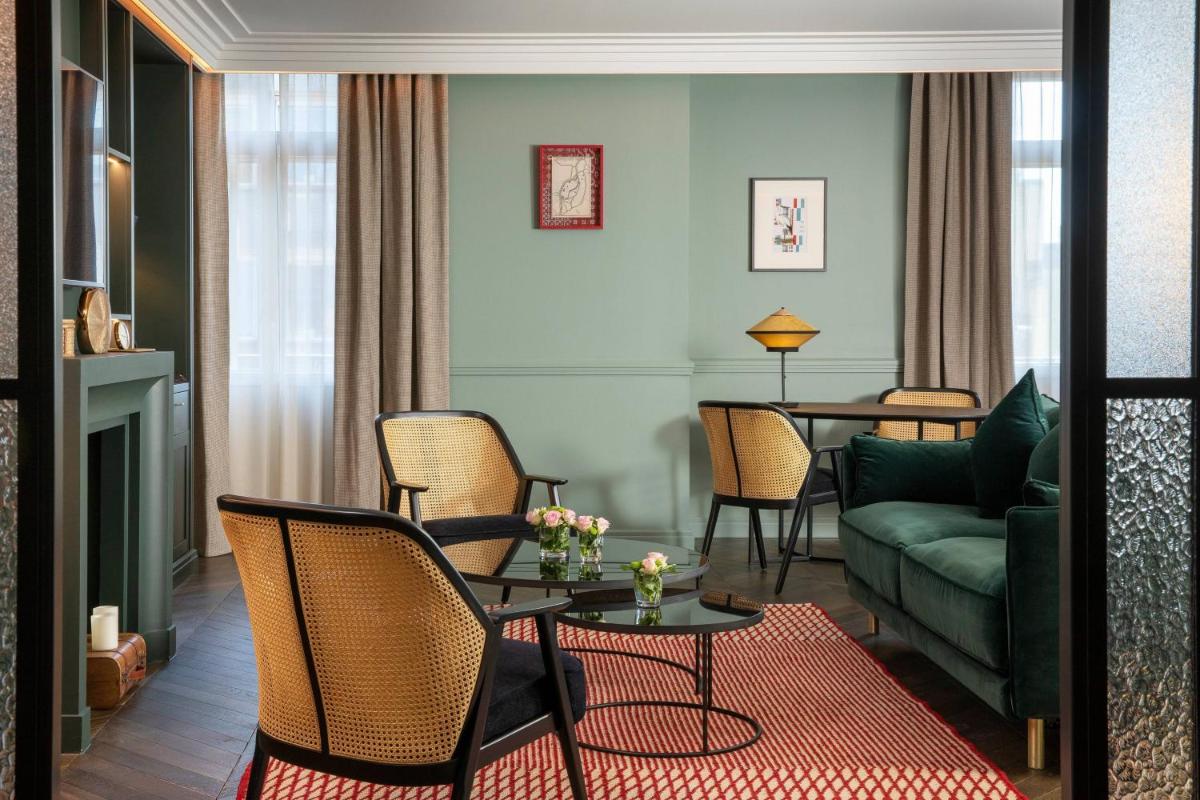 Coin salon dans l'établissement Maison Rouge Strasbourg Hotel & Spa, Autograph Collection