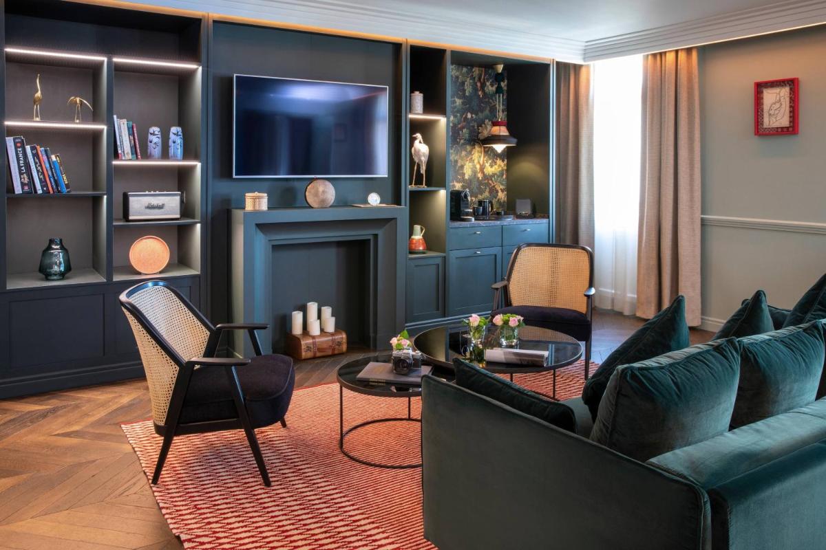 Coin salon dans l'établissement Maison Rouge Strasbourg Hotel & Spa, Autograph Collection