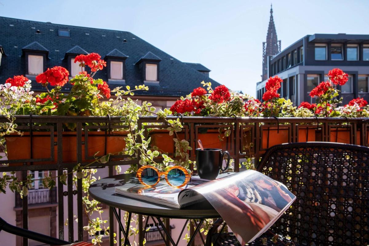 Balcon ou terrasse dans l'établissement Maison Rouge Strasbourg Hotel & Spa, Autograph Collection