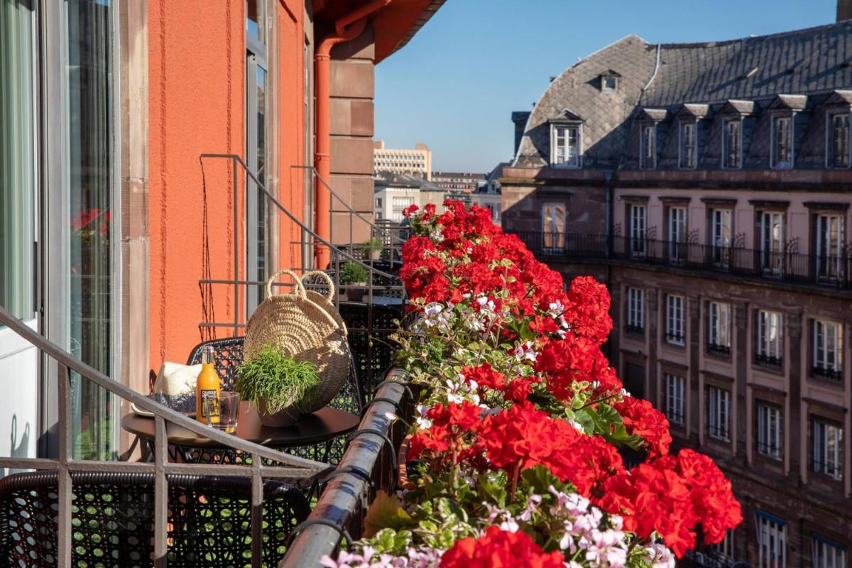 Balcon ou terrasse dans l'établissement Maison Rouge Strasbourg Hotel & Spa, Autograph Collection