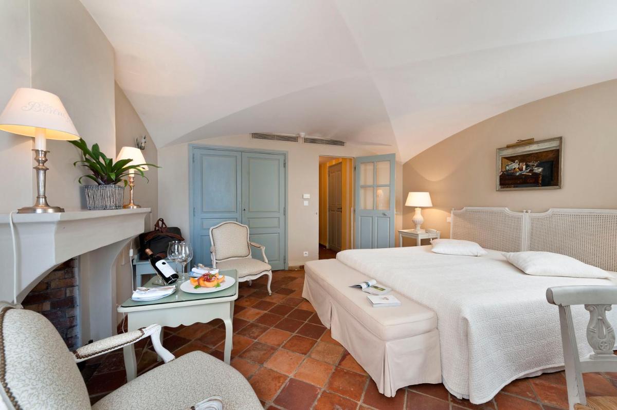Un ou plusieurs lits dans un hébergement de l'établissement Bastide Saint Antoine - Relais & Châteaux