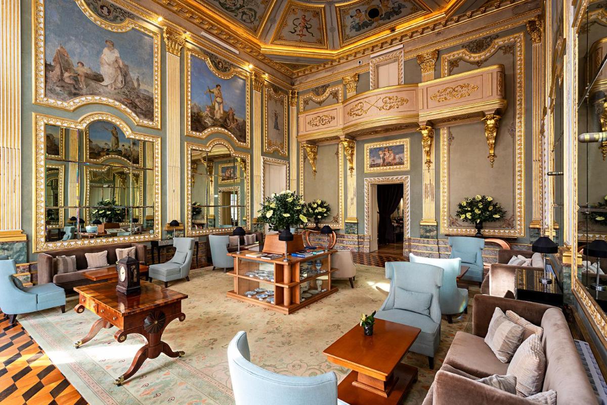 Uma área de estar em Pestana Palacio do Freixo, Pousada & National Monument - The Leading Hotels of the World