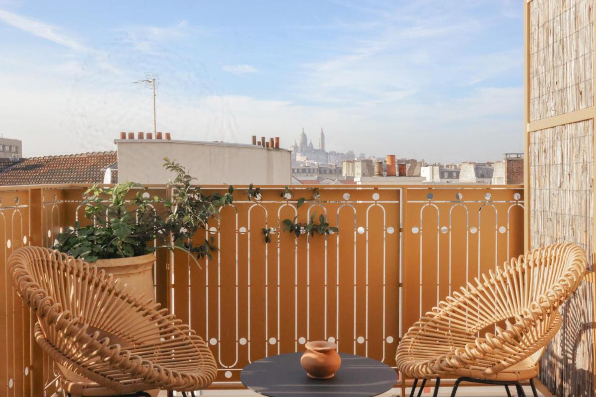 Balcon ou terrasse dans l'établissement Bloom House Hôtel & SPA