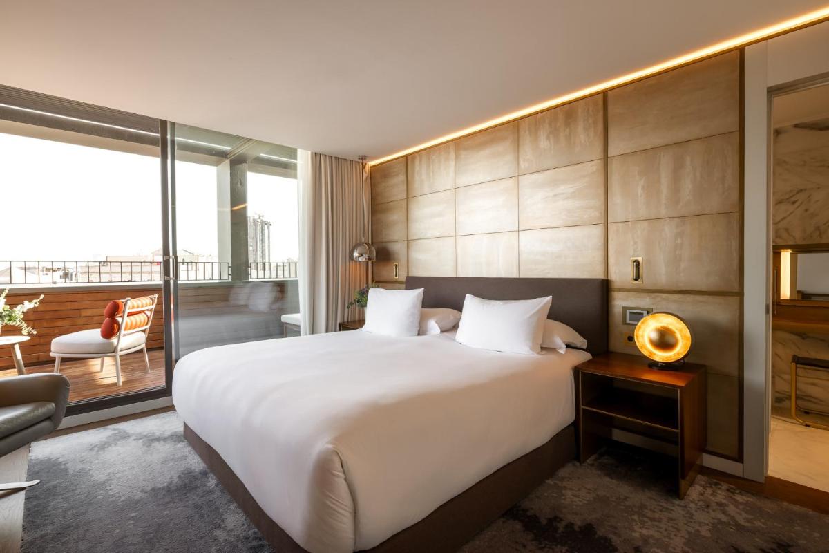 Cama o camas de una habitación en Almanac Barcelona