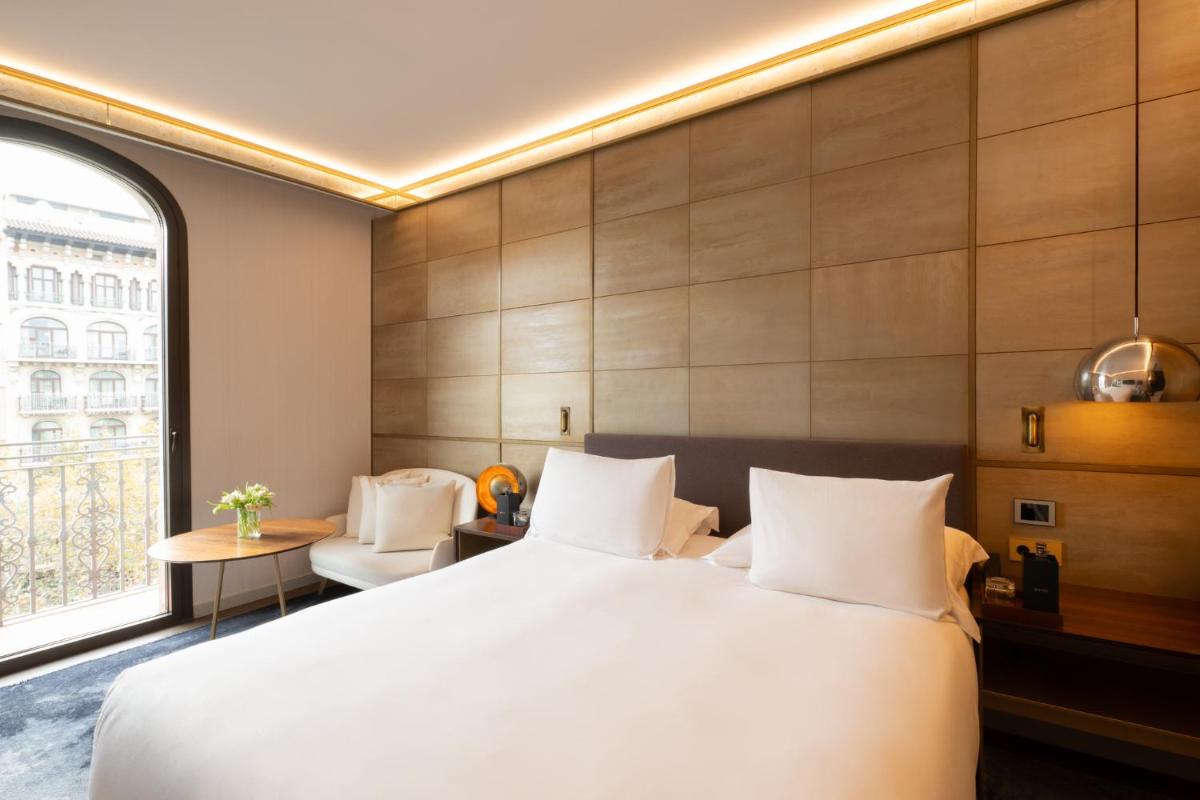 Cama o camas de una habitación en Almanac Barcelona