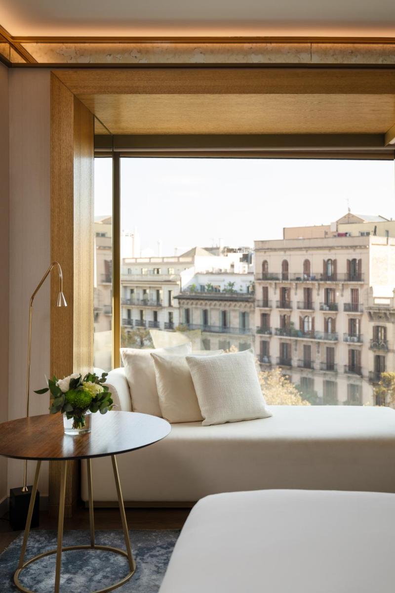 Cama o camas de una habitación en Almanac Barcelona