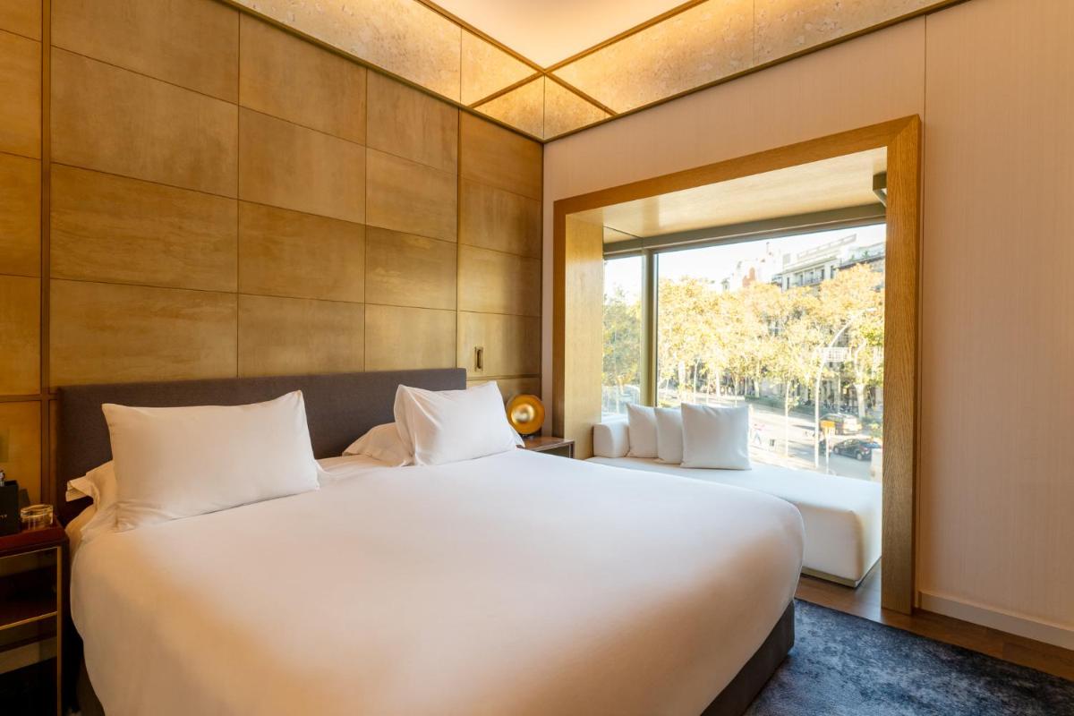 Cama o camas de una habitación en Almanac Barcelona