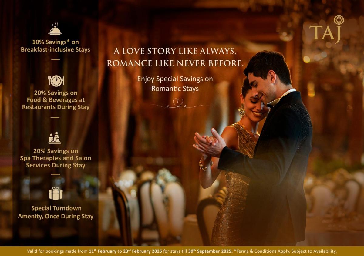 a flyer for a dance show with a man and a woman at Taj Wellington Mews Chennai in Chennai