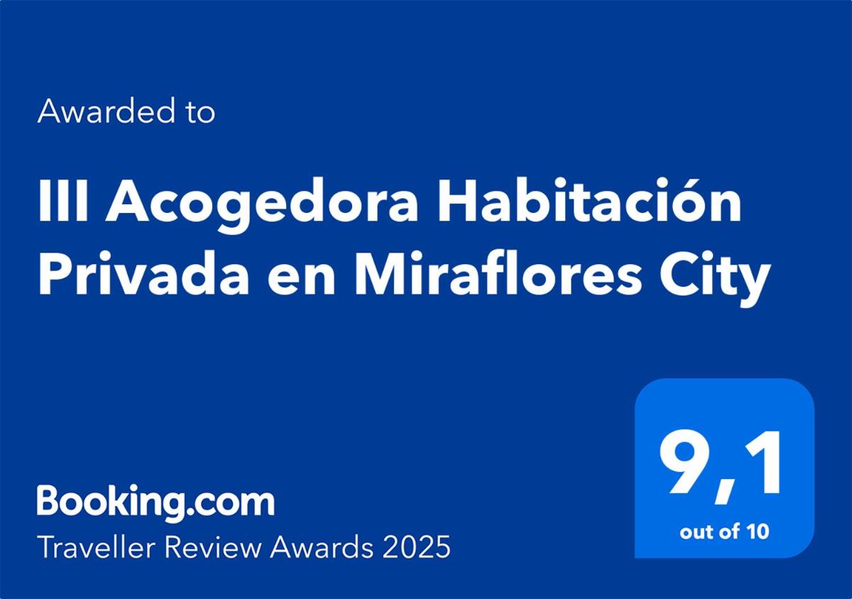 III Acogedora Habitación Privada en Miraflores City - Housity