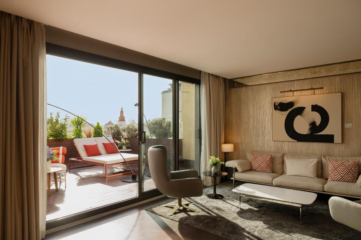 Zona de estar de Almanac Barcelona