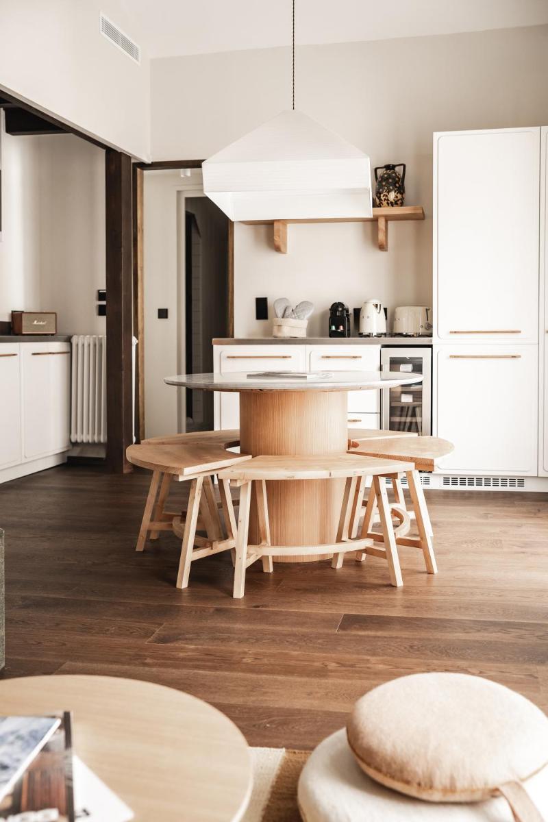 Cuisine ou kitchenette dans l'établissement Appartements de l'Héliopic