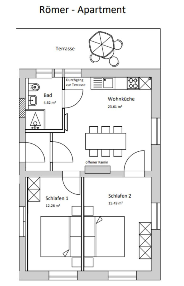 Römer-Apartment im Herenhaus Rheinblick - Housity