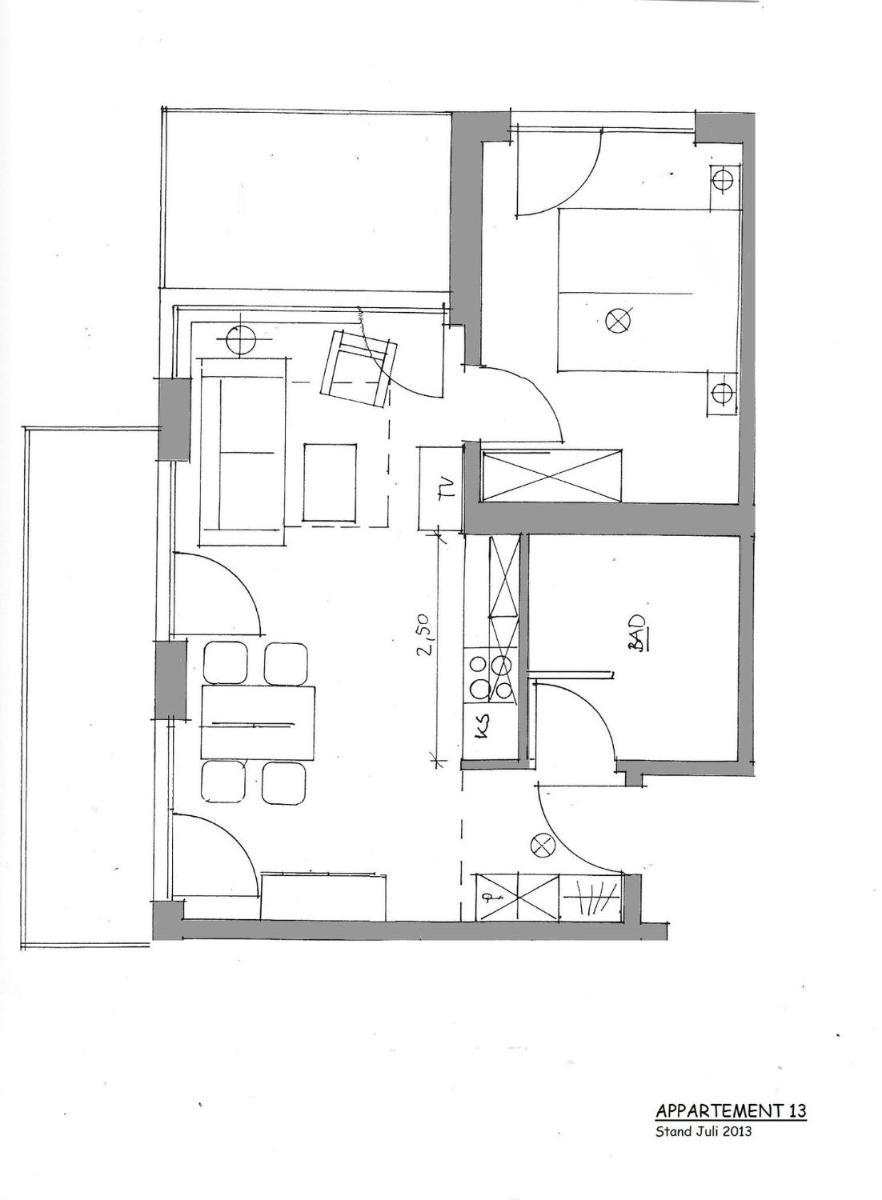 Apartment 13 "Möwennest", Blickrichtung offenes MeerBinnenhafen Nord - Hizvo