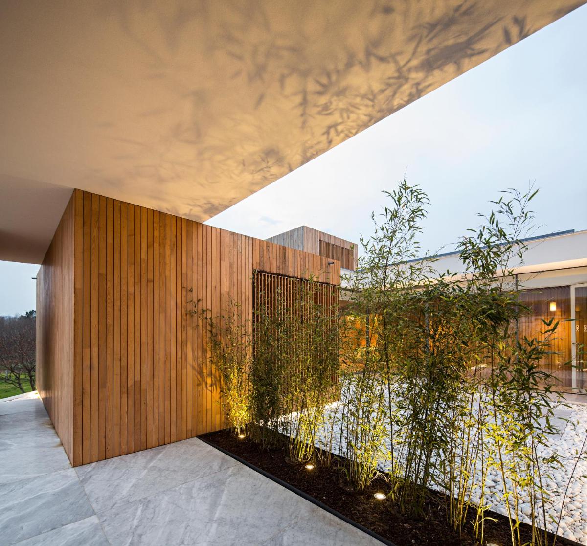 Um jardim no exterior de Hotel Minho