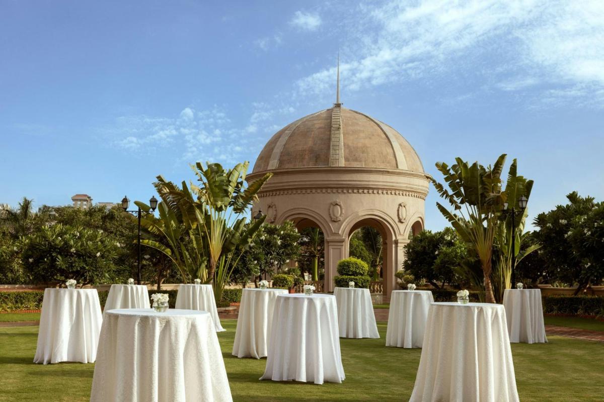 a group of tables in front of a gazebo at ITC Grand Central, a Luxury Collection Hotel, Mumbai in Mumbai