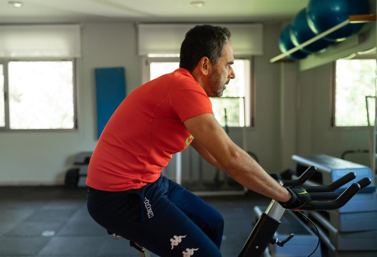 Gimnasio o instalaciones de fitness de Salugral Termal Resort