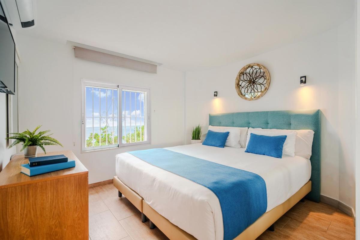 Cama o camas de una habitación en Spirit Hotel Benalmadena Beach