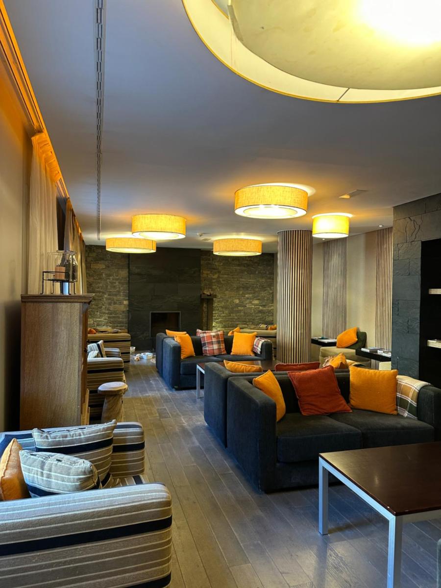Zona de estar de Aparthotel Siente Boí & SPA