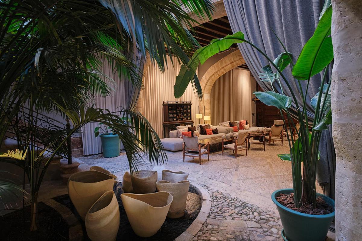 Zona de estar de Hotel Can Cera