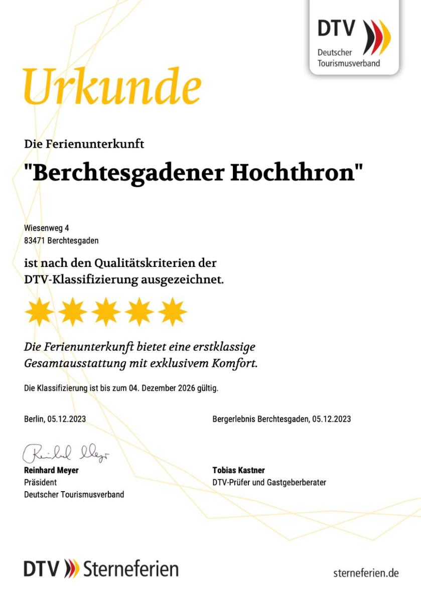 Ein Zertifikat, Auszeichnung, Logo oder anderes Dokument, das in der Unterkunft Alpenglühn Apartments - Adult Only ausgestellt ist