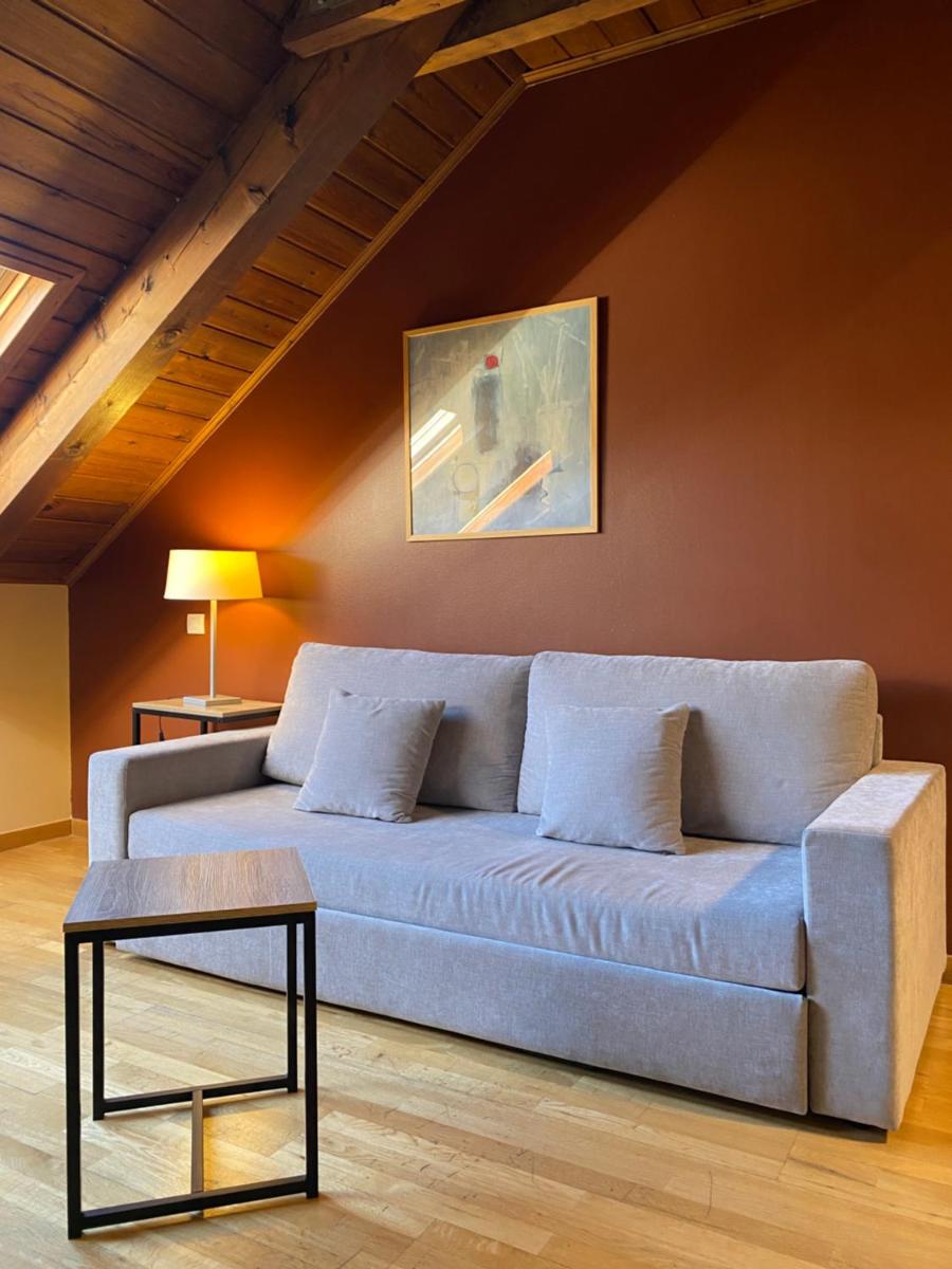 Zona de estar de Aparthotel Siente Boí & SPA