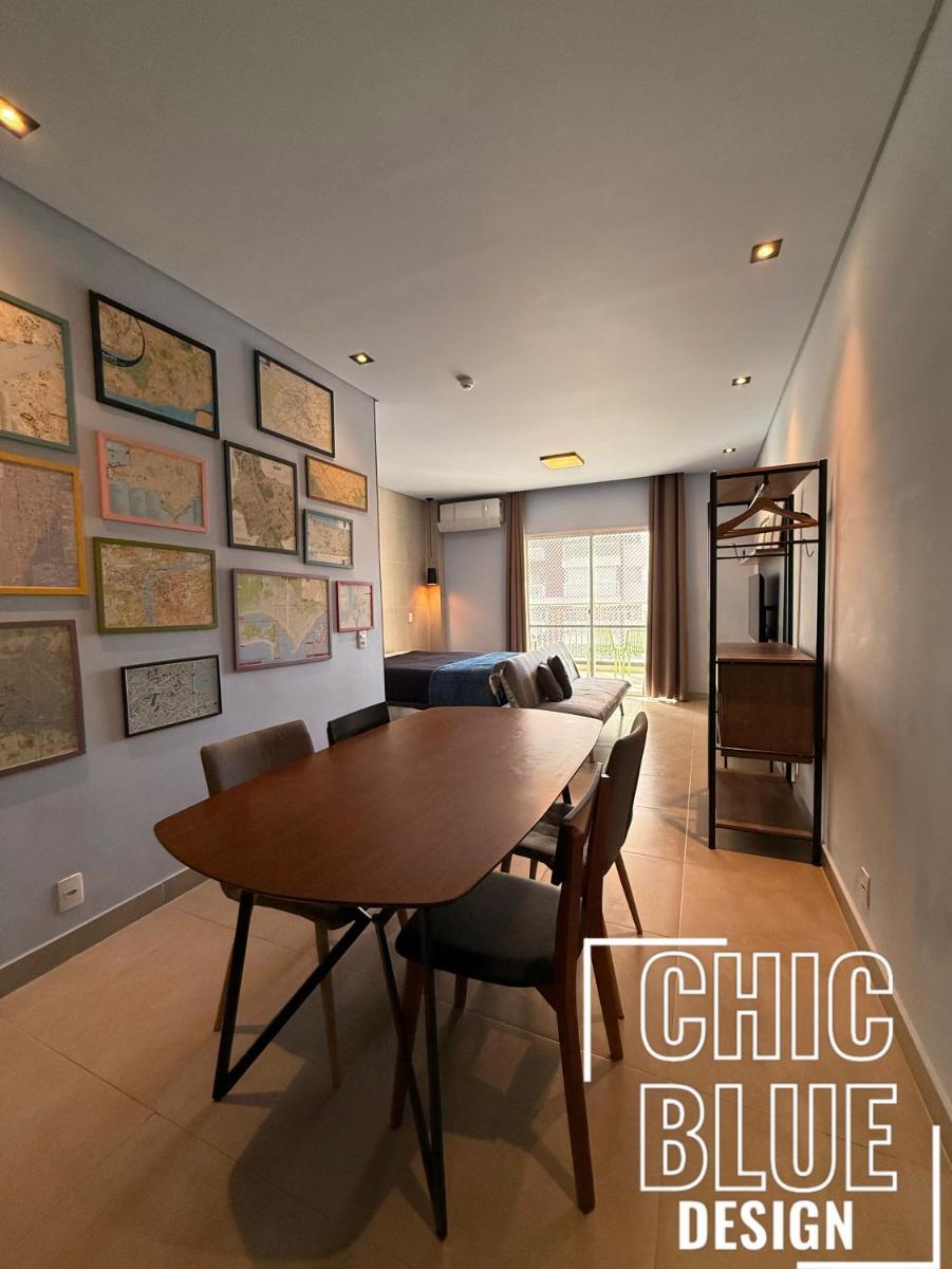 Chic Blue Design com Vaga de Garagem - Hizvo