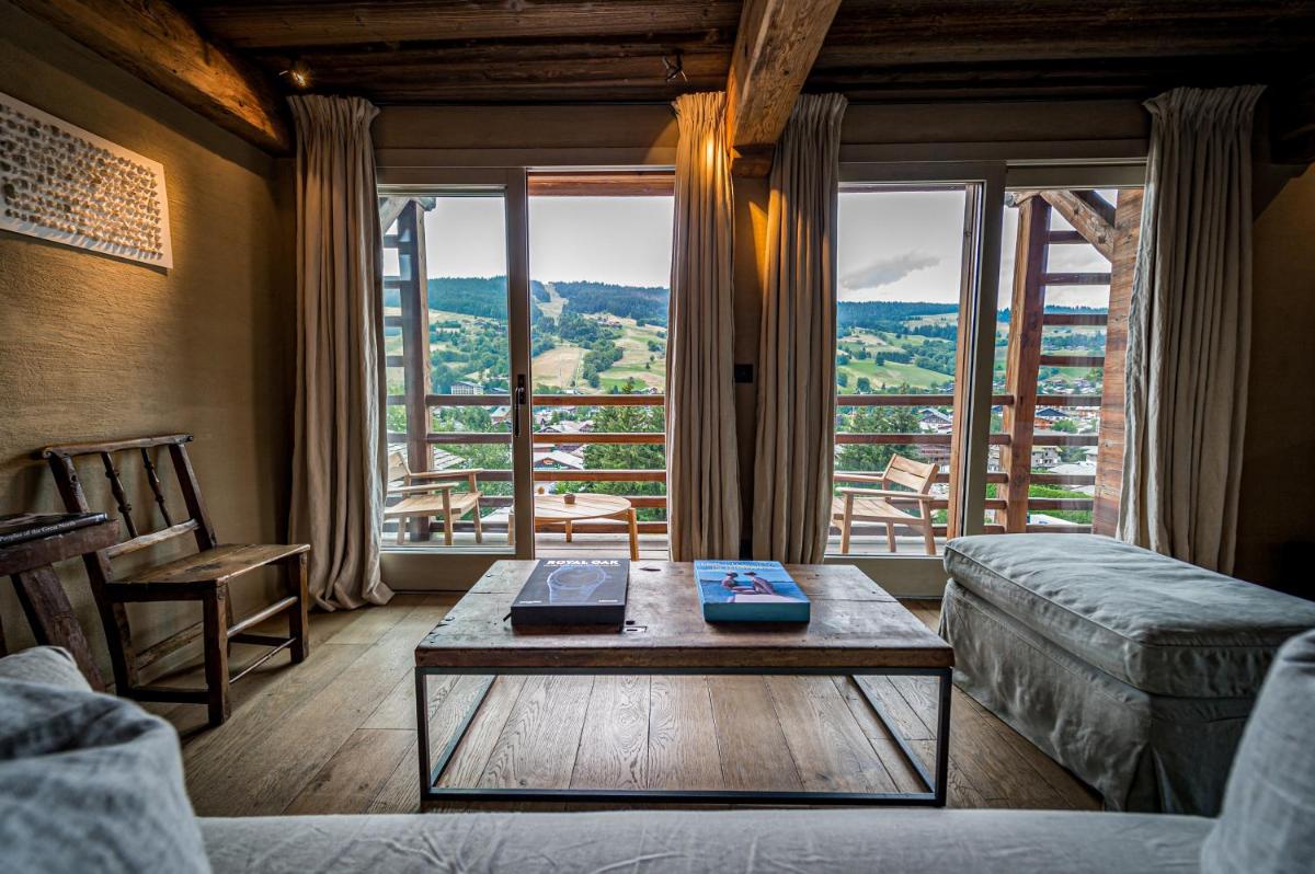 Vue générale sur la montagne ou vue sur la montagne depuis l'hôtel
