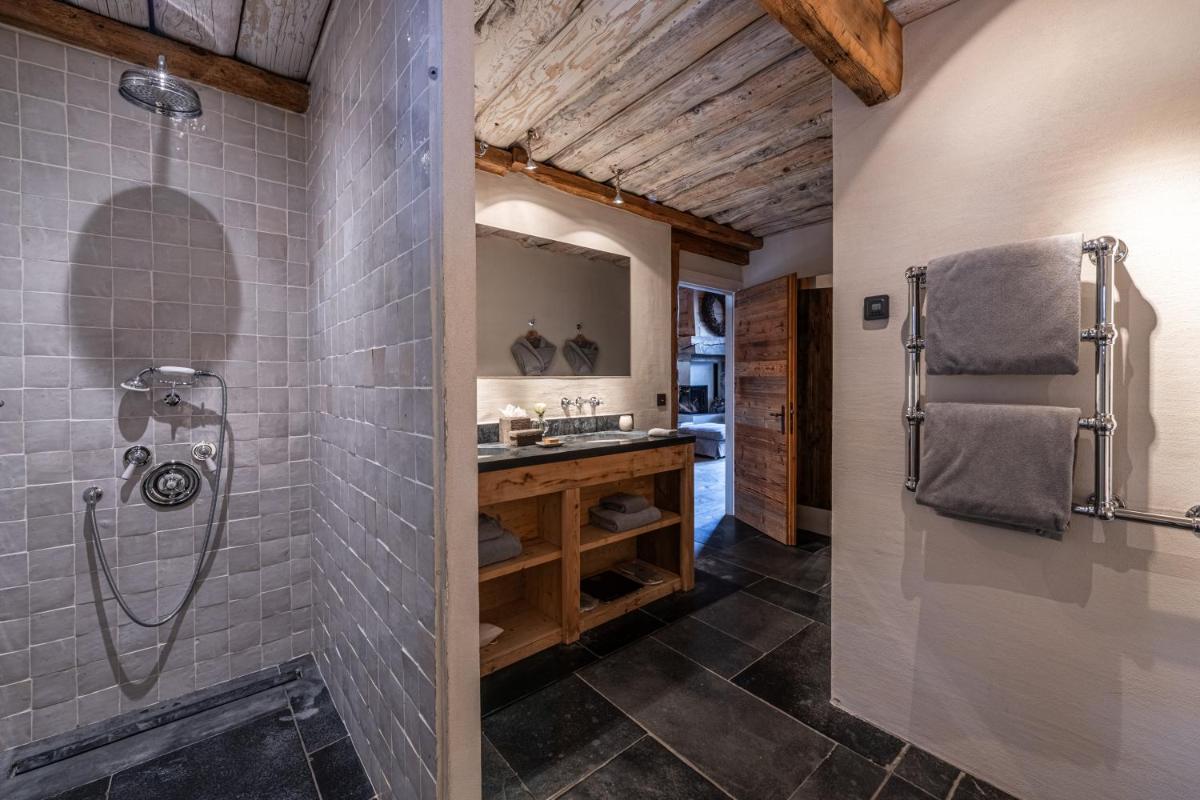 Salle de bains dans l'établissement Zannier Le Chalet