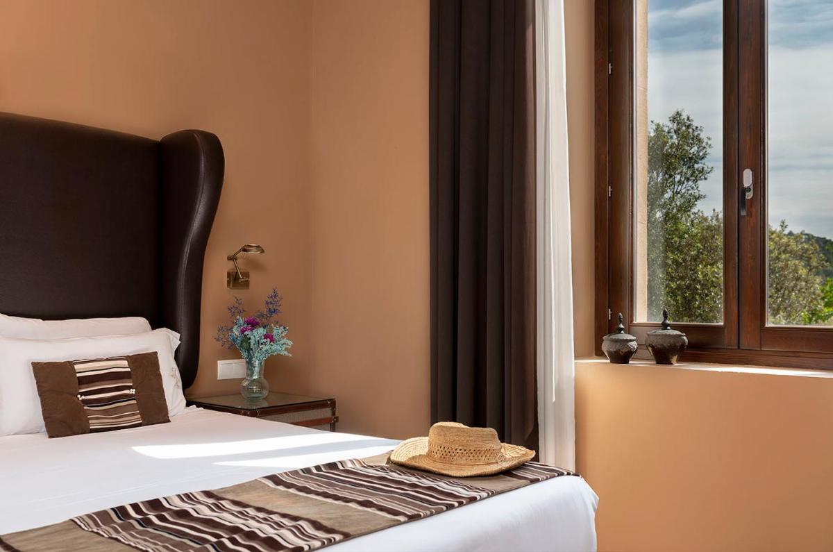 Cama o camas de una habitación en Sant Pere del Bosc Hotel & Spa - Adults Recommended
