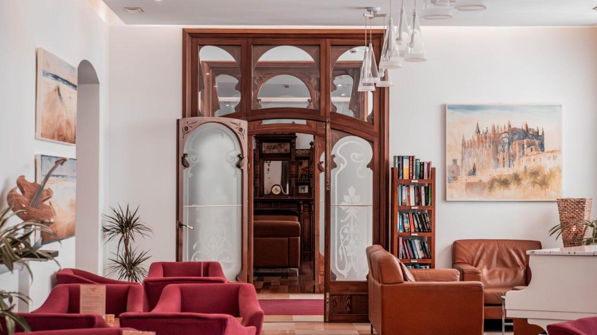 Zona de estar de Gran Hotel Soller