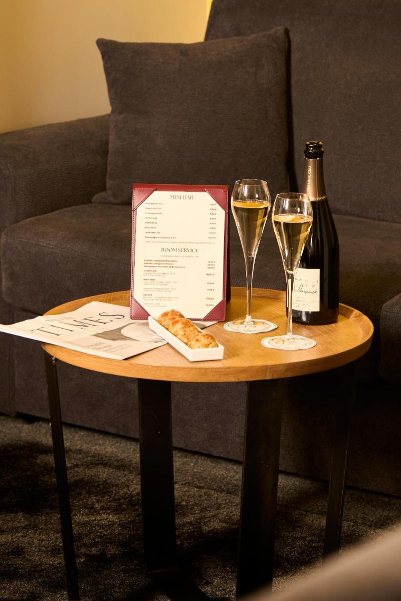 Boissons dans l'établissement Chapeau Rouge par William Frachot - Hôtel Espace Bien-être & Restaurant étoilé