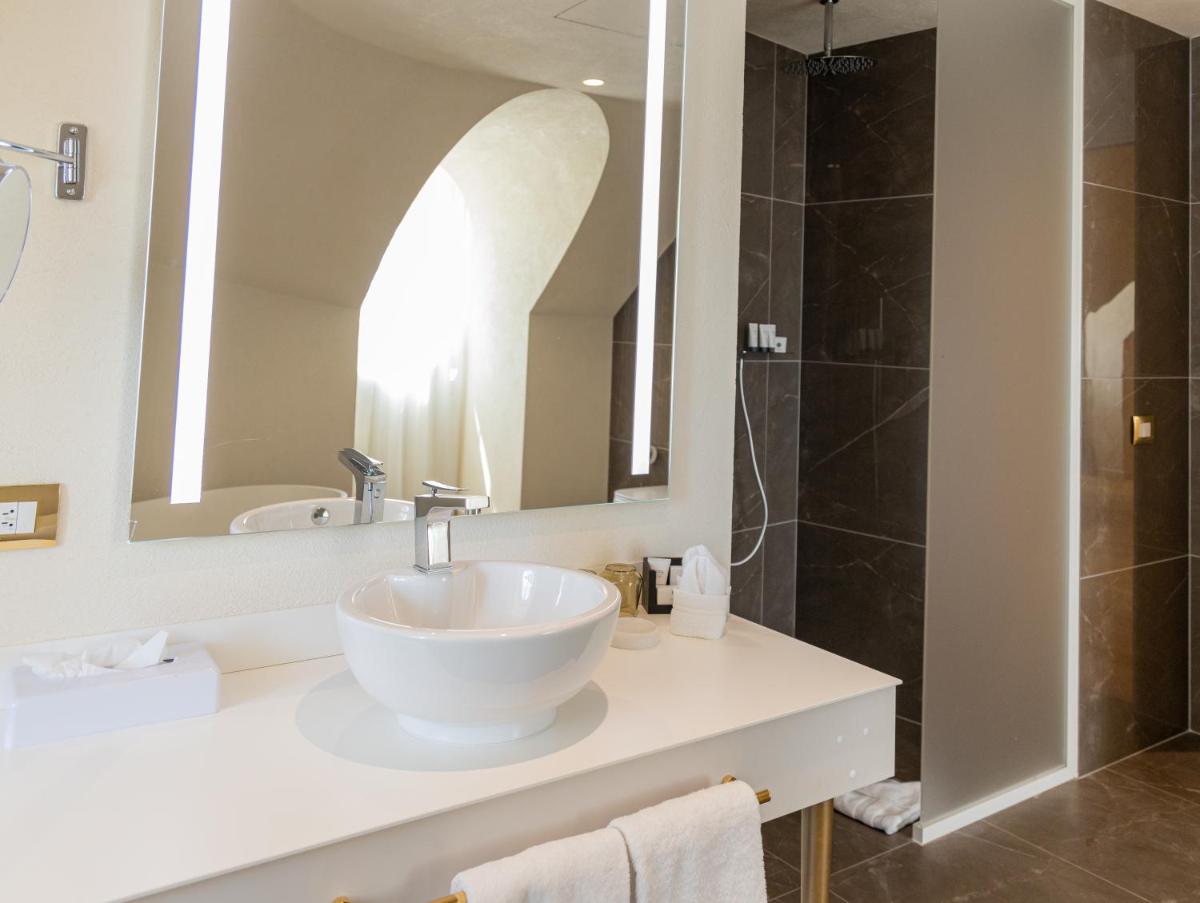 Salle de bains dans l'établissement Boscolo Lyon Hotel & Spa