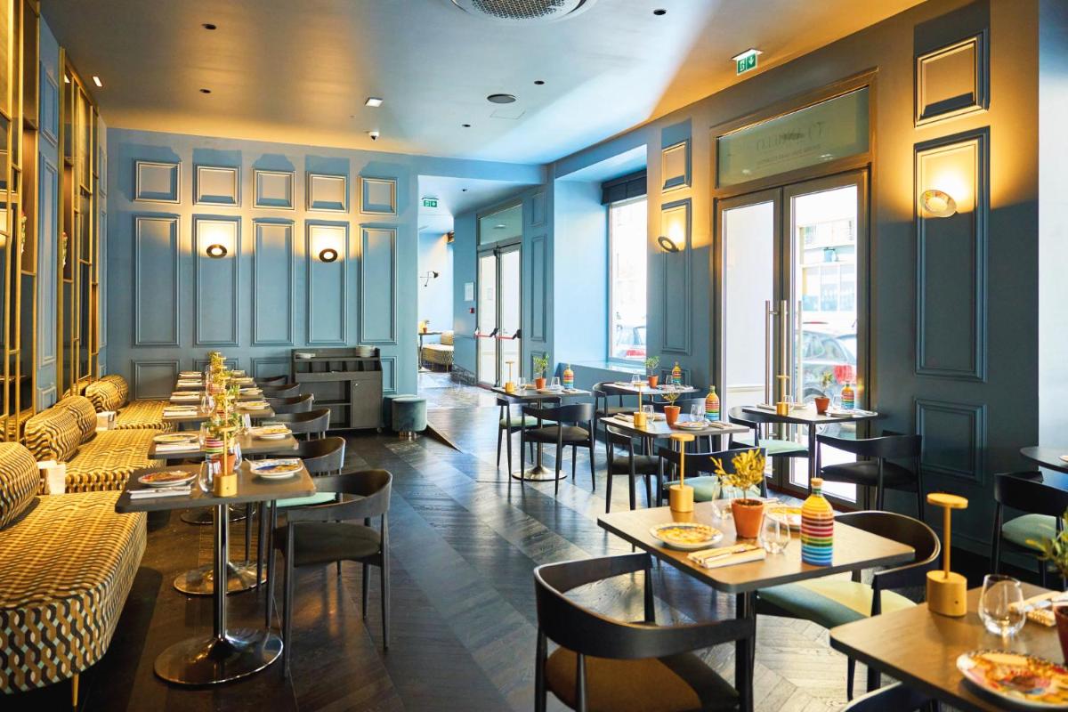 Coin salon dans l'établissement Boscolo Lyon Hotel & Spa