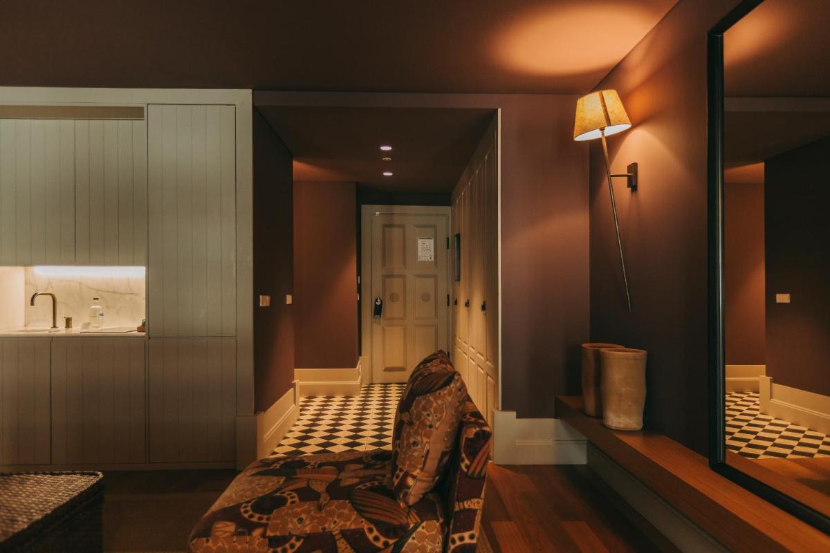 Uma cama ou camas num quarto em Torel Saboaria