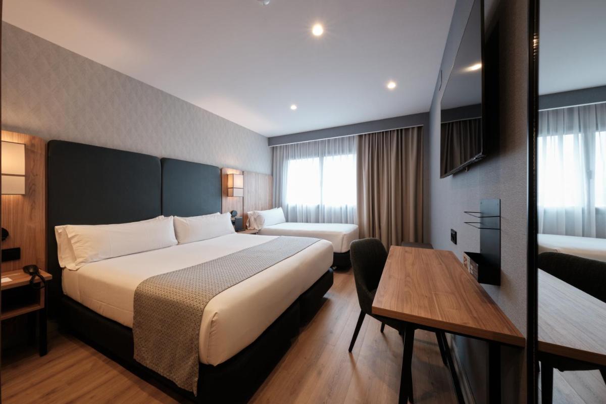 Cama o camas de una habitación en Catalonia La Maquinista