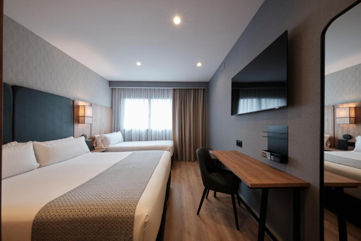 Cama o camas de una habitación en Catalonia La Maquinista