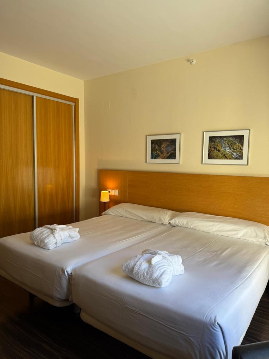 Cama o camas de una habitación en Hotel Balneario de Lanjarón