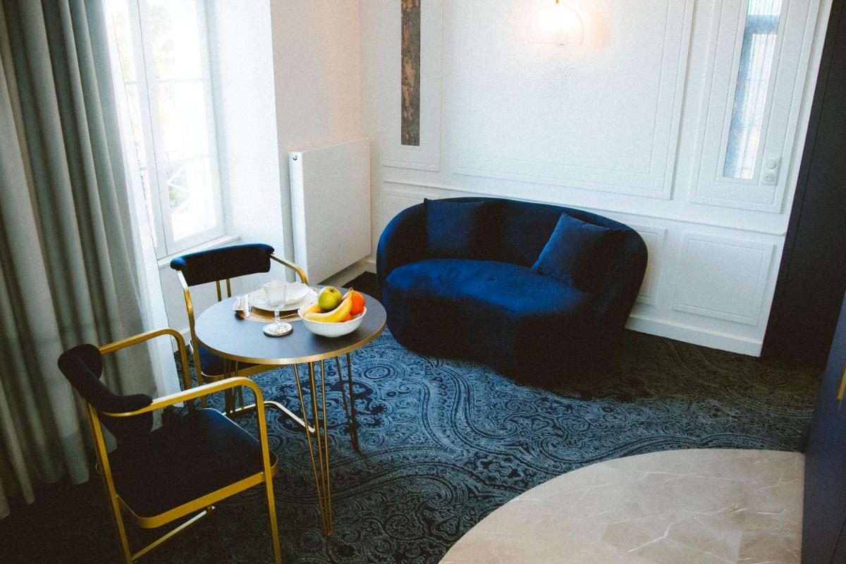 Coin salon dans l'établissement Le Berceau de La Source