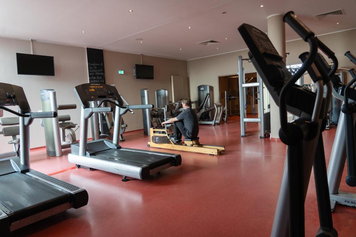 Das Fitnesscenter und/oder die Fitnesseinrichtungen in der Unterkunft THE GRAND Ahrenshoop