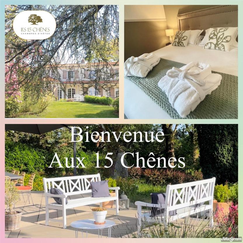 LES 15 CHENES Chambres d hôtes, parc arboré de 5000 m2 à 20KM du PUYDUFOU Une suite familiale et 3 chambres doubles - Housity