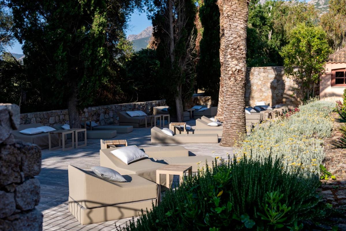 Jardin de l'établissement La Signoria & Spa