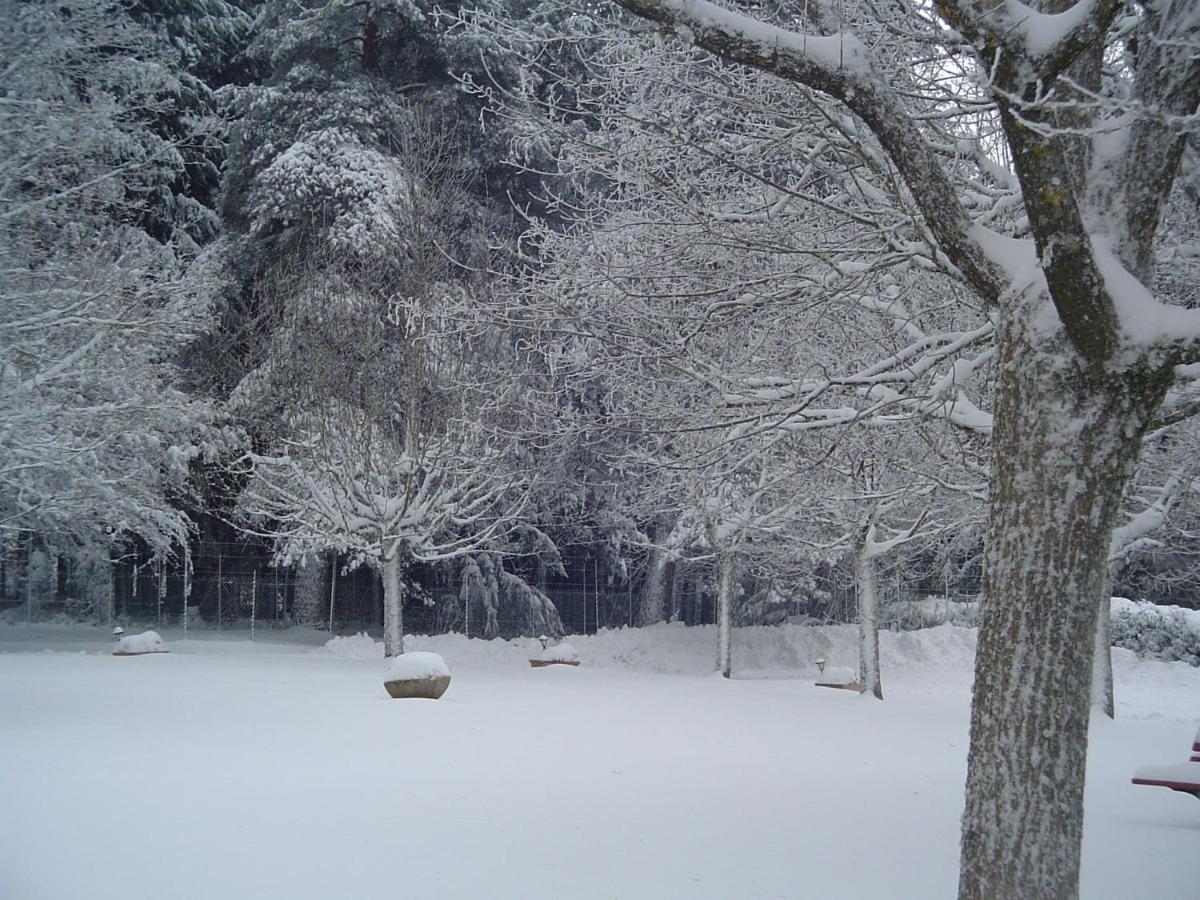 L'établissement Le Pavillon en hiver