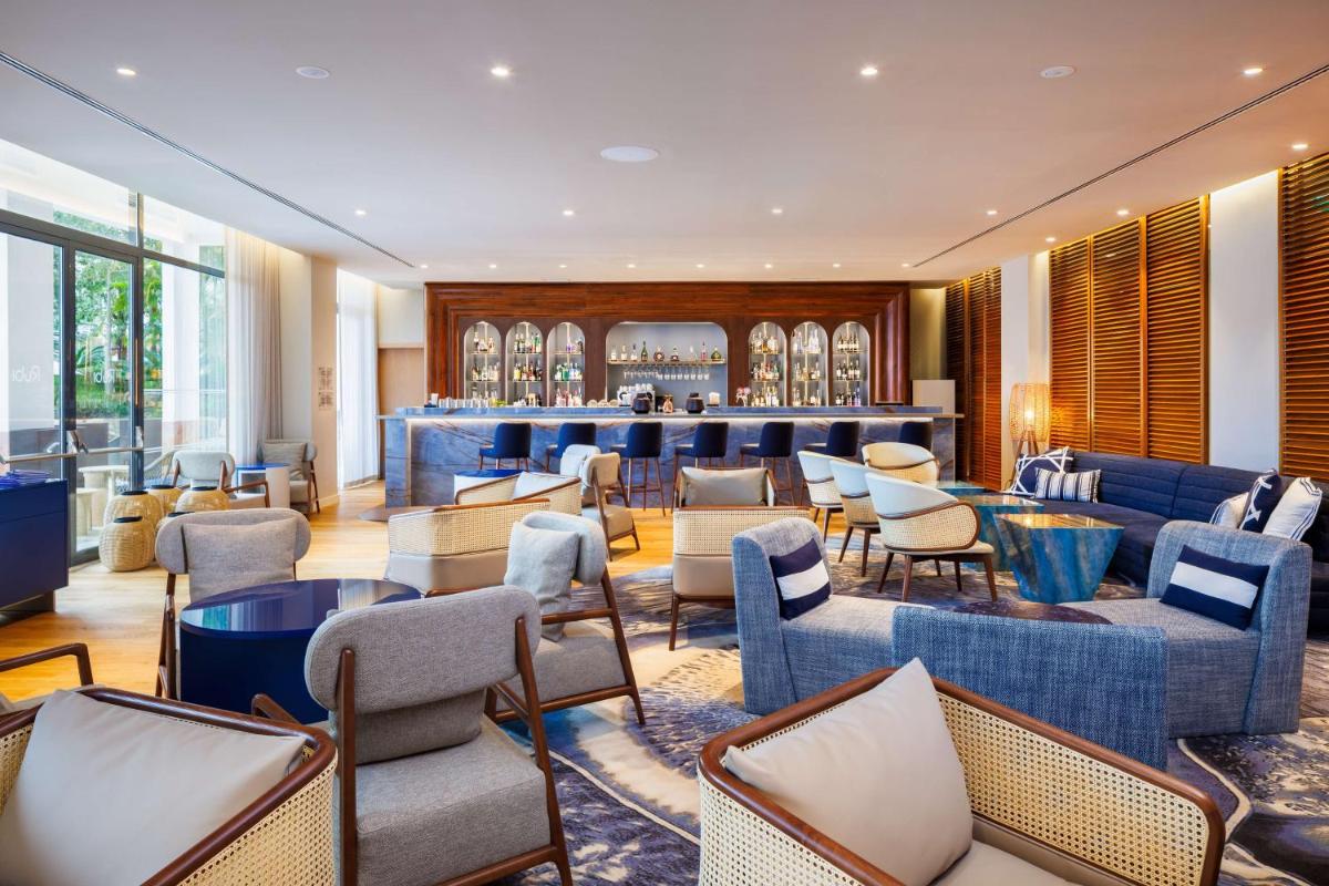 Uma área de estar em Hilton Vilamoura