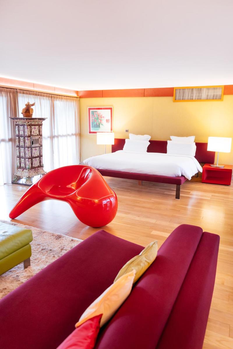Un ou plusieurs lits dans un hébergement de l'établissement Hotel des Berges, Restaurant Gastronomique & Spa
