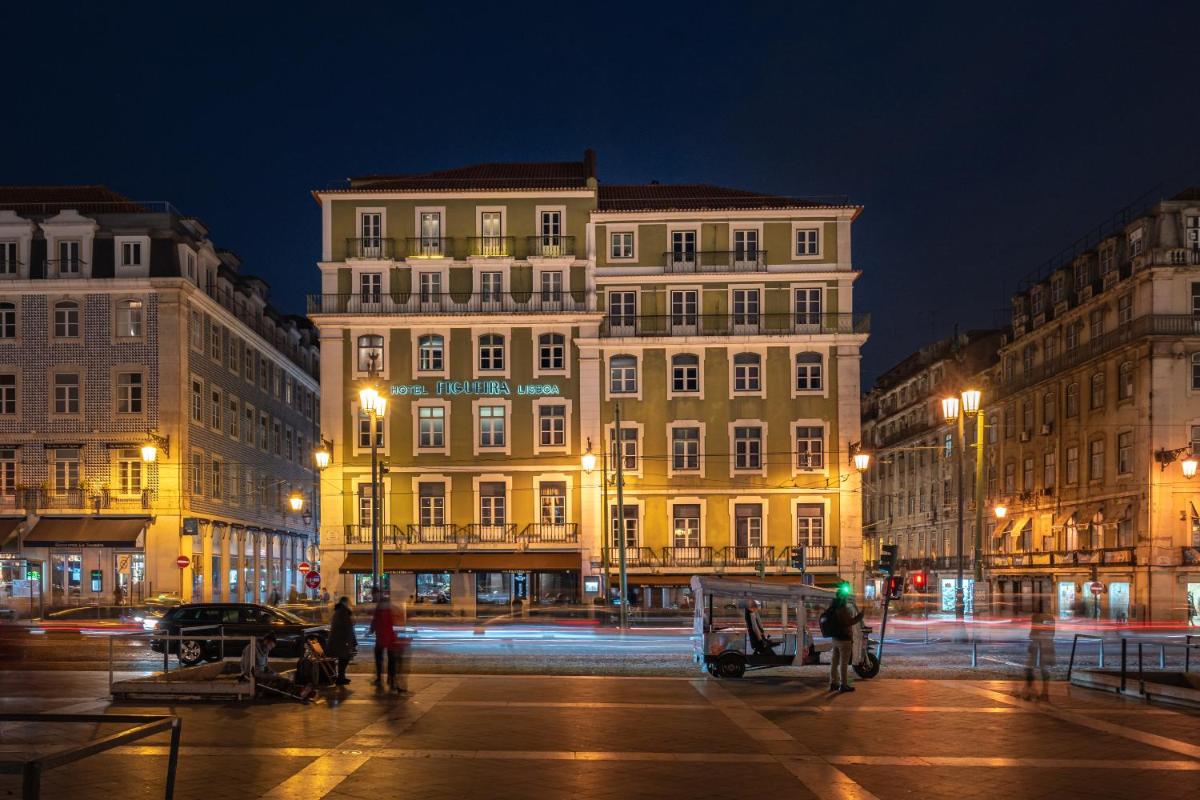 O edifício onde o hotel está situado