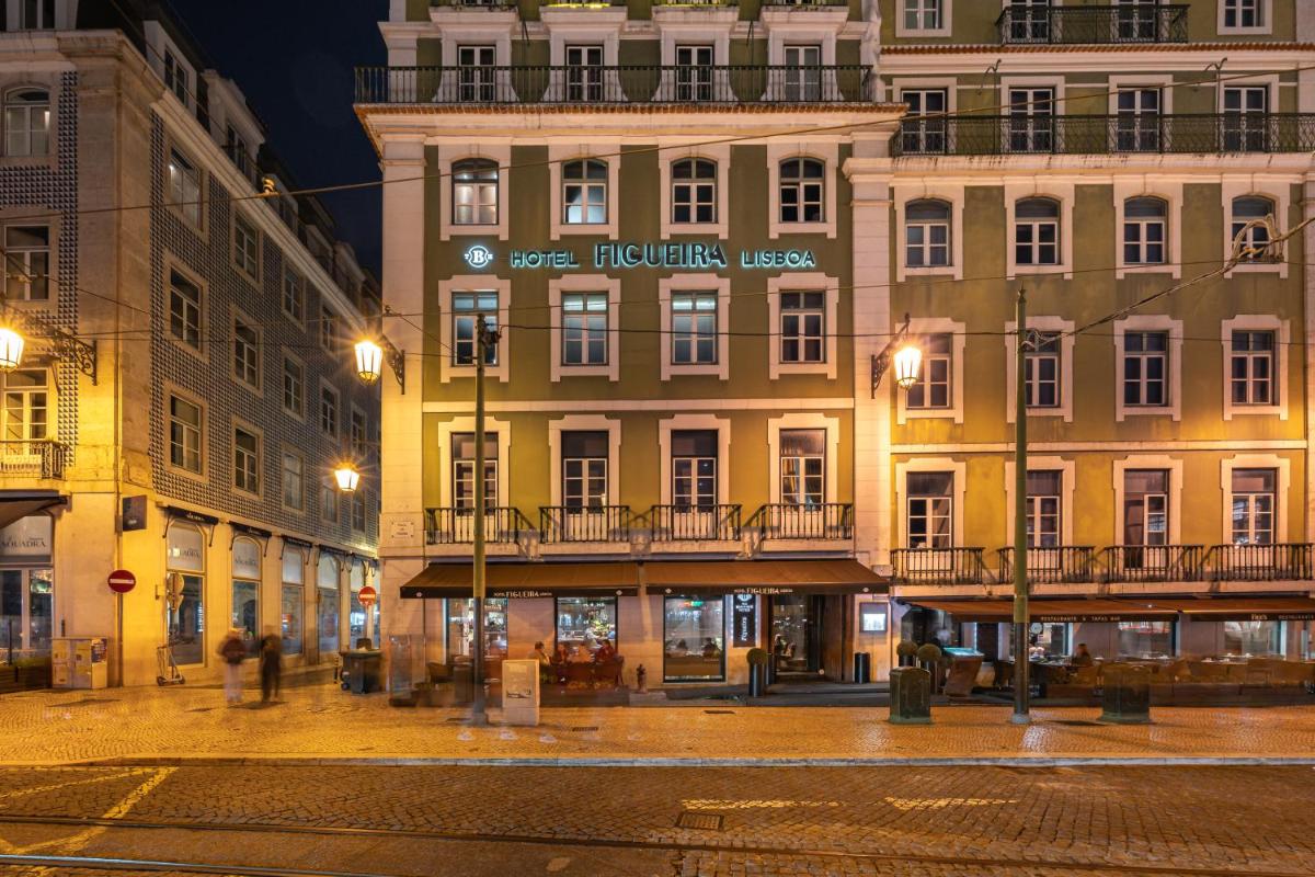 O edifício onde o hotel está situado